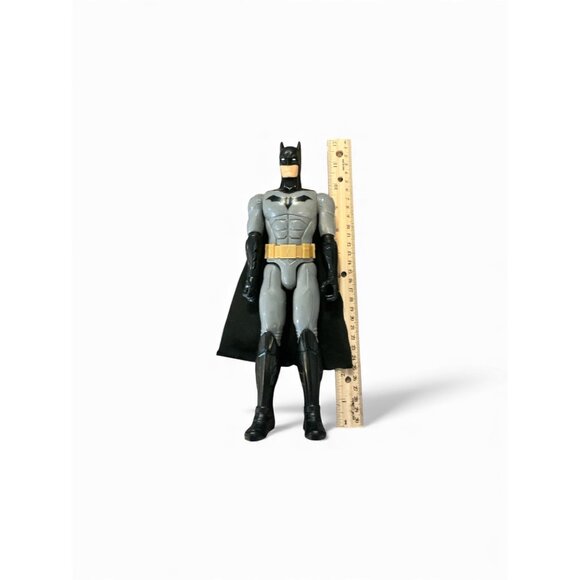 Batman Action Figure 12" Gray & Black With Cape Adjustable Arms & Legs - Picture 2 of 4